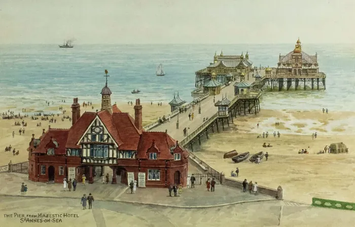 Framed Print : Pier at St Annes on Sea, Lancashire Framed Print : Pier at St Annes on Sea, Lancashire