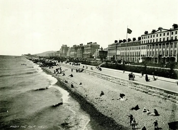 Framed Print : From the Pier, West - Eastbourne Framed Print : From the Pier, West - Eastbourne