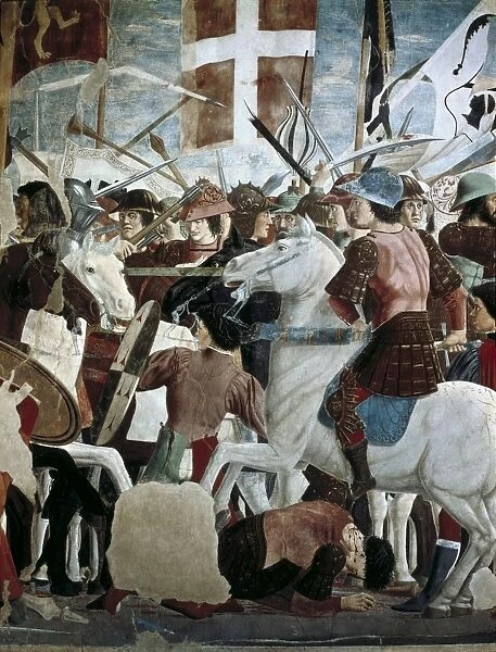 PIERO DELLA FRANCESCA (1416-1492). Battle between