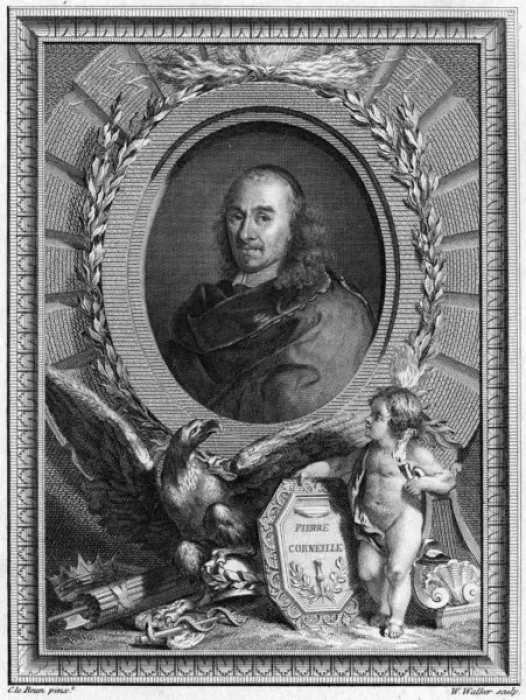 Framed Print : Pierre Corneille (Lebrun Framed Print : Pierre Corneille (Lebrun