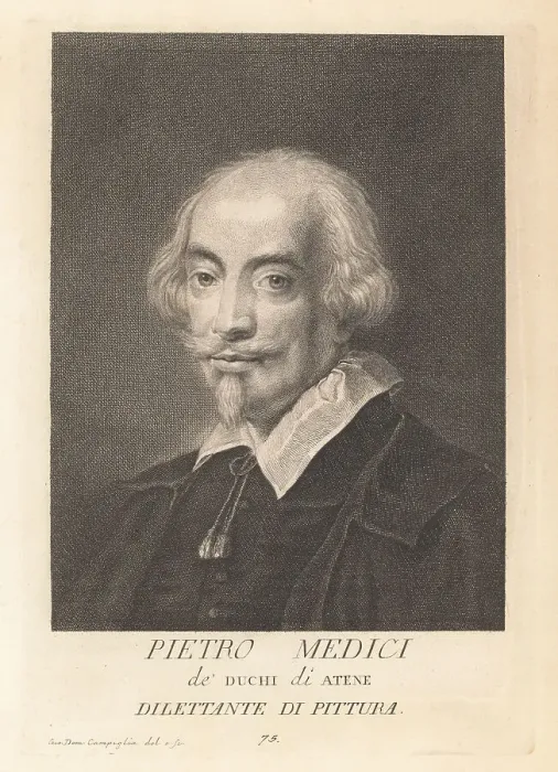 Framed Print : Pierre de Médicis, dilettante painter of the Duchy of Athens, 1 Framed Print : Pierre de Médicis, dilettante painter of the Duchy of Athens, 1