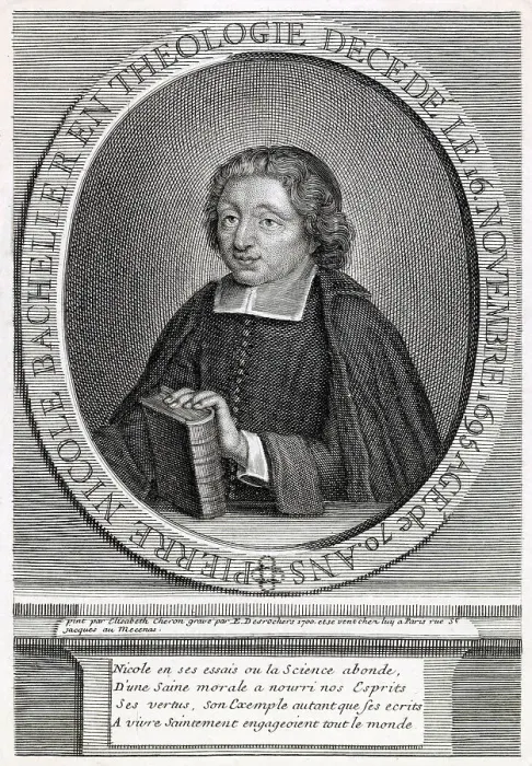 Framed Print : PIERRE NICOLE (1625 - 1695), French Jansenist theologian