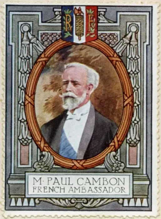 Framed Print : Pierre Paul Cambon / Stamp Framed Print : Pierre Paul Cambon / Stamp