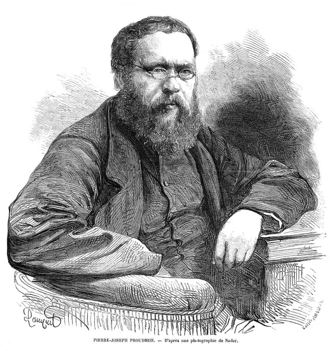 Framed Print : PIERRE PROUDHON Framed Print : PIERRE PROUDHON