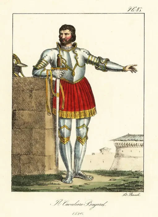 Framed Print : Pierre Terrail, le Chevalier Bayard, 1520