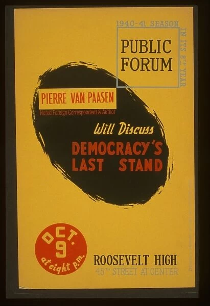 Pierre van Psen, noted foreign correspondent & author, wil