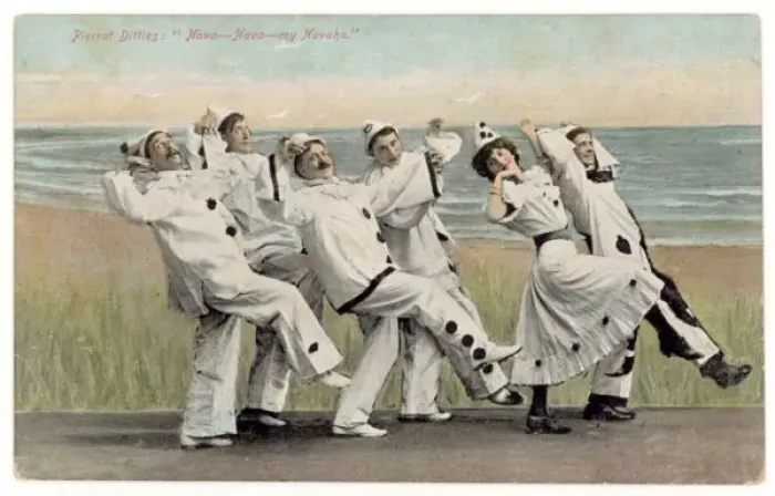 Framed Print : Pierrot Concert Party Framed Print : Pierrot Concert Party
