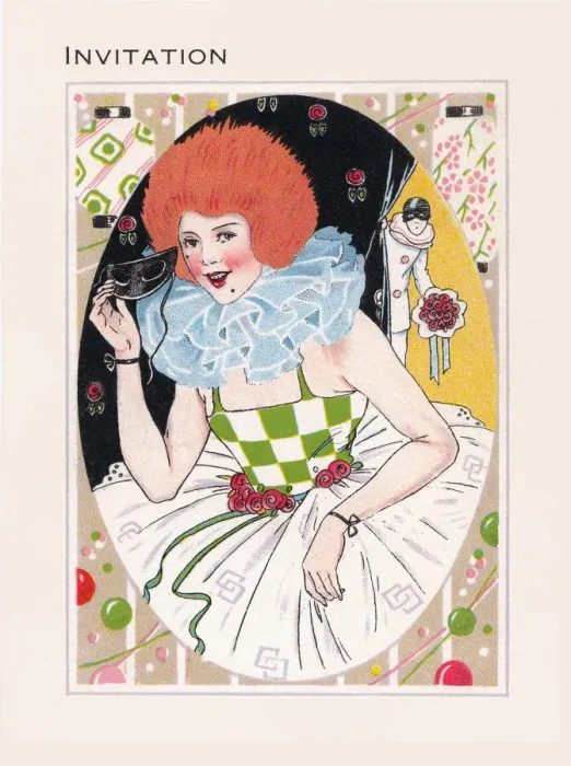 Framed Print : Pierrot & Pierrette Framed Print : Pierrot & Pierrette