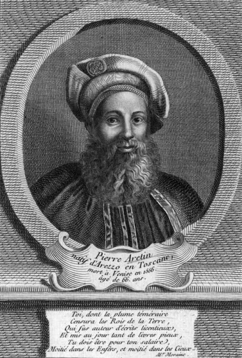Framed Print : Pietro Aretino / Daumont Framed Print : Pietro Aretino / Daumont