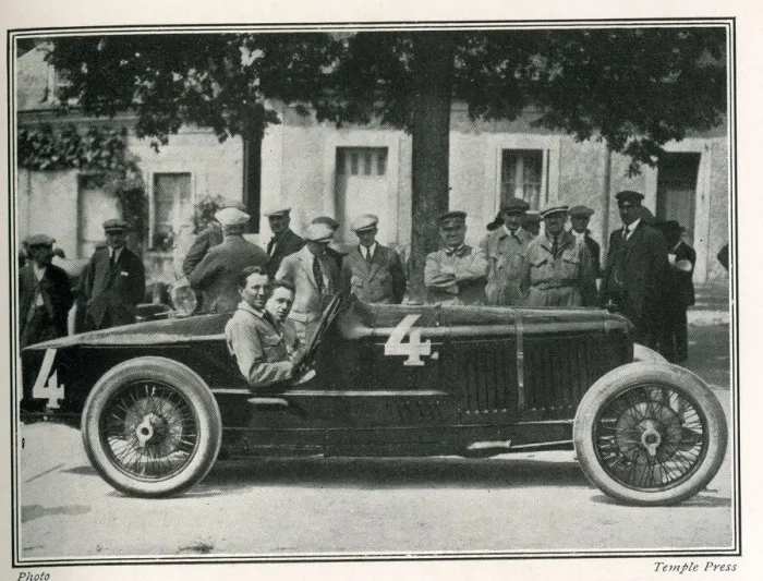 Framed Print : Pietro Bordino, racing driver, in a Fiat Framed Print : Pietro Bordino, racing driver, in a Fiat