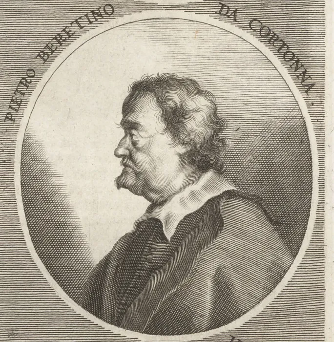 Framed Print : Pietro da Cortona, Italian Baroque painter, 1596-1669 Framed Print : Pietro da Cortona, Italian Baroque painter, 1596-1669