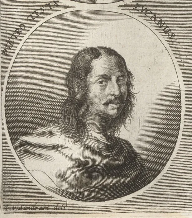 Framed Print : Pietro Testa, Italian High Baroque artist, 1611-1650 Framed Print : Pietro Testa, Italian High Baroque artist, 1611-1650