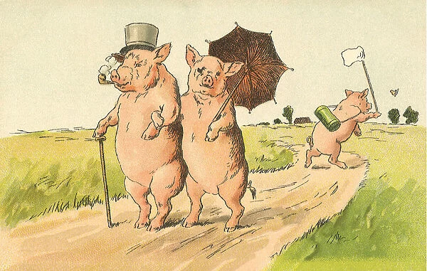 Pig Couple Date: 1910