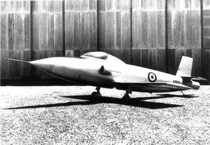 Framed Print : The Pika A93-2 a piloted test version of the Jindivik Framed Print : The Pika A93-2 a piloted test version of the Jindivik