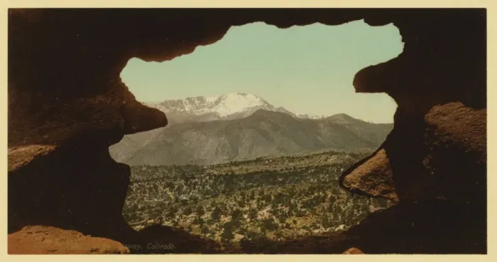Framed Print : Pikes Peak from Gateway, Colorado Framed Print : Pikes Peak from Gateway, Colorado
