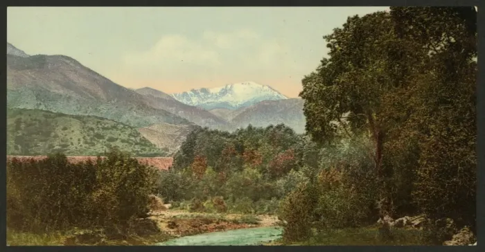 Framed Print : Pikes Peak from near Colorado City Framed Print : Pikes Peak from near Colorado City