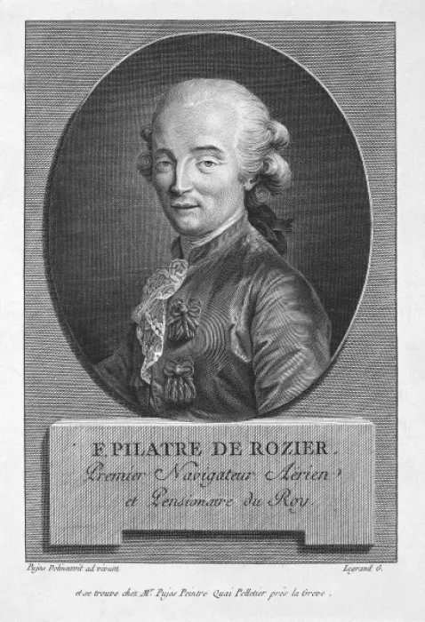 Framed Print : PILATRE DE ROZIER, Jean Fran篩s (1754-1785) Framed Print : PILATRE DE ROZIER, Jean Fran篩s (1754-1785)