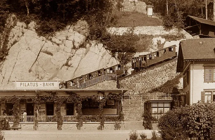 Framed Print : Pilatus Bahn Alpnach Railway Station Framed Print : Pilatus Bahn Alpnach Railway Station