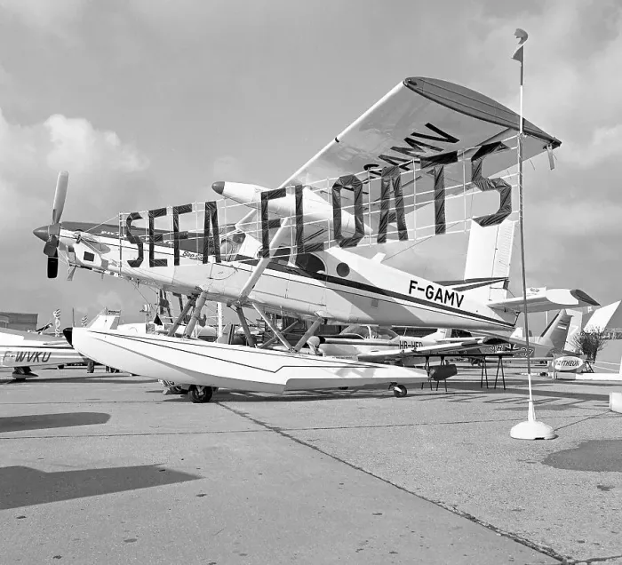 Framed Print : Pilatus PC-6 Turbo-Poter F-GAMV Framed Print : Pilatus PC-6 Turbo-Poter F-GAMV