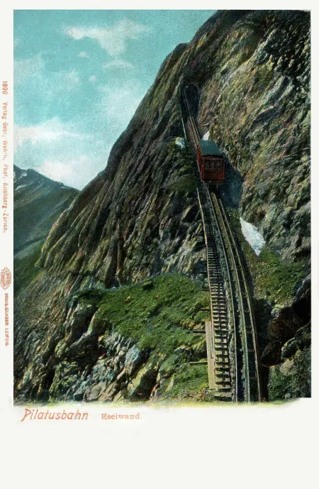 Framed Print : The Pilatus Railway - Approach to the Eselwand tunnel Framed Print : The Pilatus Railway - Approach to the Eselwand tunnel