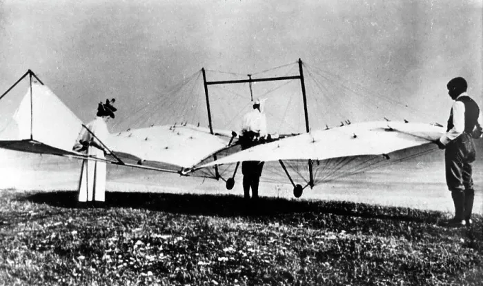 Framed Print : Pilcher Hawk Glider early 1900s Framed Print : Pilcher Hawk Glider early 1900s
