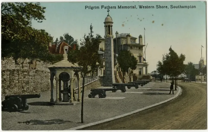 Framed Print : Pilgrim Fathers Memorial, Southampton, Hampshire Framed Print : Pilgrim Fathers Memorial, Southampton, Hampshire