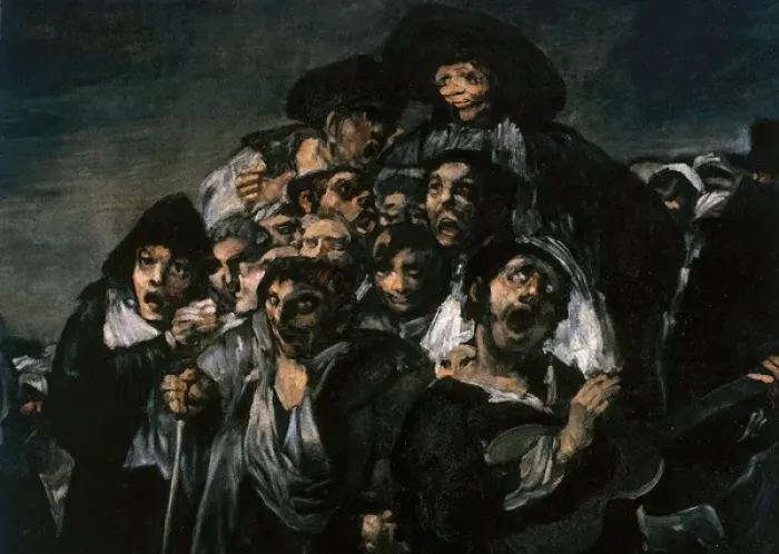 Framed Print : A Pilgrimage to San Isidro by Francisco de Goya. Detail Framed Print : A Pilgrimage to San Isidro by Francisco de Goya. Detail