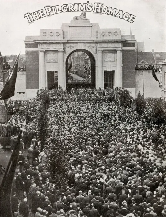 Framed Print : The Pilgrims Homage, Menin Gate, Ypres, Belgium Framed Print : The Pilgrims Homage, Menin Gate, Ypres, Belgium