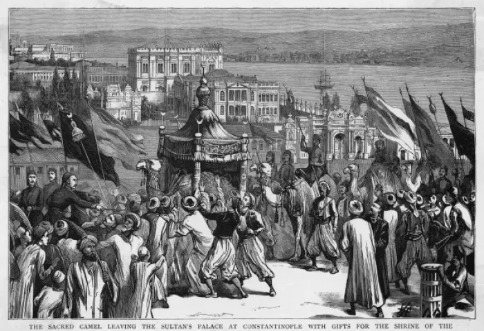 Framed Print : Pilgrims at Istanbul Framed Print : Pilgrims at Istanbul