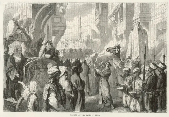 Framed Print : Pilgrims at Mecca Framed Print : Pilgrims at Mecca