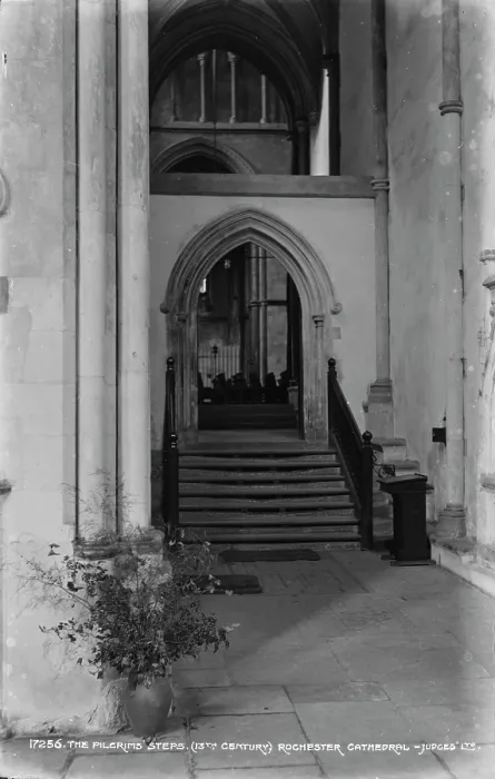 Framed Print : The Pilgrim's Steps at Rochester Cathedral
