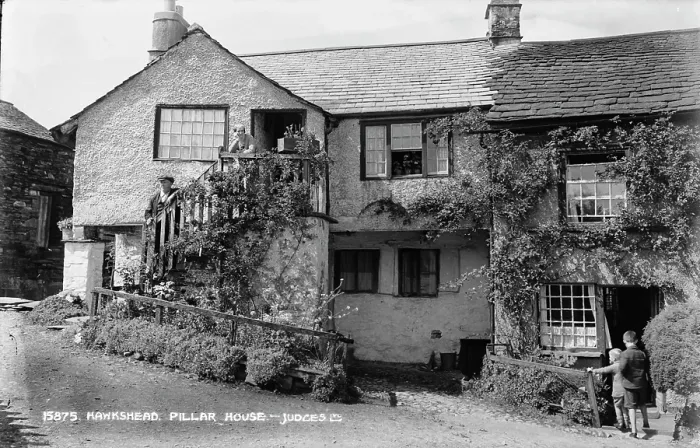 Framed Print : Pillar House in Hawkshead Framed Print : Pillar House in Hawkshead