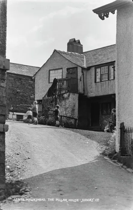 Framed Print : The Pillar House in Hawkshead Framed Print : The Pillar House in Hawkshead