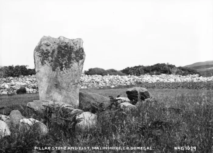 Framed Print : Pillar Stone and Cist, Malinmore, Co. Donegal Framed Print : Pillar Stone and Cist, Malinmore, Co. Donegal