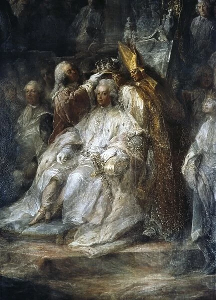 PILO, Carl Gustav (1711-1793). The Coronation of