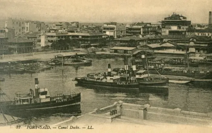 Framed Print : Pilot Tugs - Harbour at Port Said Framed Print : Pilot Tugs - Harbour at Port Said