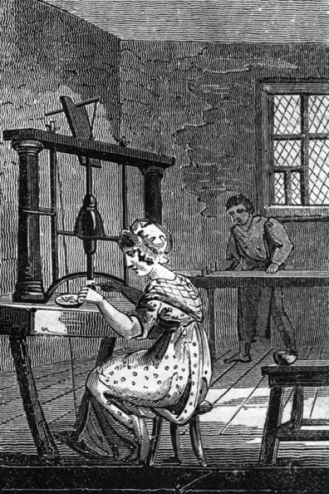 Framed Print : Pin Maker 1827 Framed Print : Pin Maker 1827