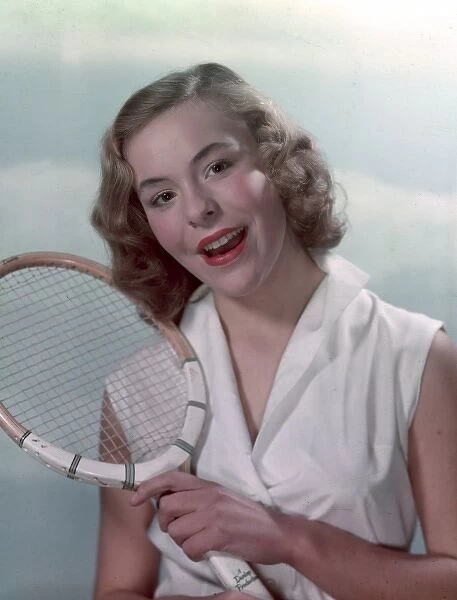 Pin-Up with Racquet