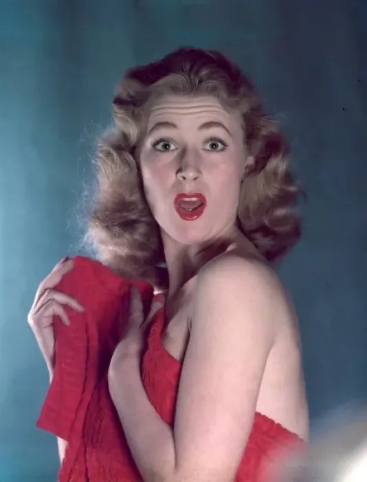 Framed Print : Pin-Up with Red Towel Framed Print : Pin-Up with Red Towel