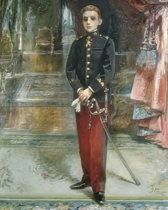 Framed Print : PINAZO CAMARLENCH, Ignacio (1849-1916). Alfonso Framed Print : PINAZO CAMARLENCH, Ignacio (1849-1916). Alfonso