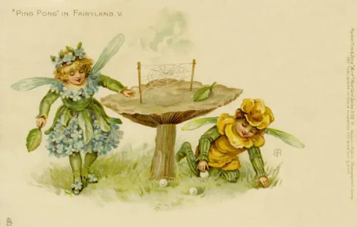 Framed Print : Ping Pong in Fairyland Framed Print : Ping Pong in Fairyland