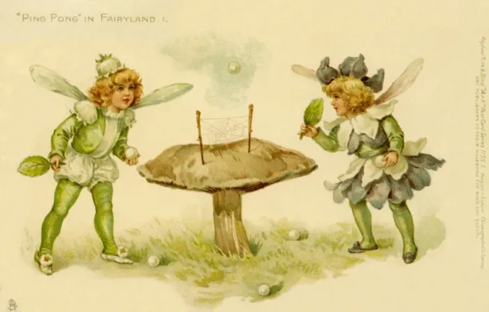 Framed Print : Ping Pong in Fairyland Framed Print : Ping Pong in Fairyland