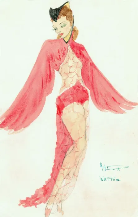 Framed Print : Pink Cat Girl - Murrays Cabaret Club costume design Framed Print : Pink Cat Girl - Murrays Cabaret Club costume design