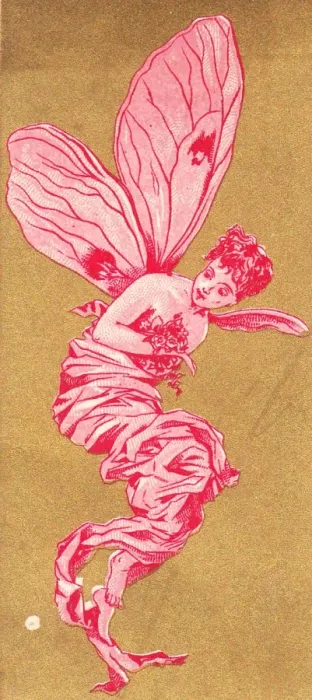 Framed Print : Pink fairy in flight on a greetings card Framed Print : Pink fairy in flight on a greetings card