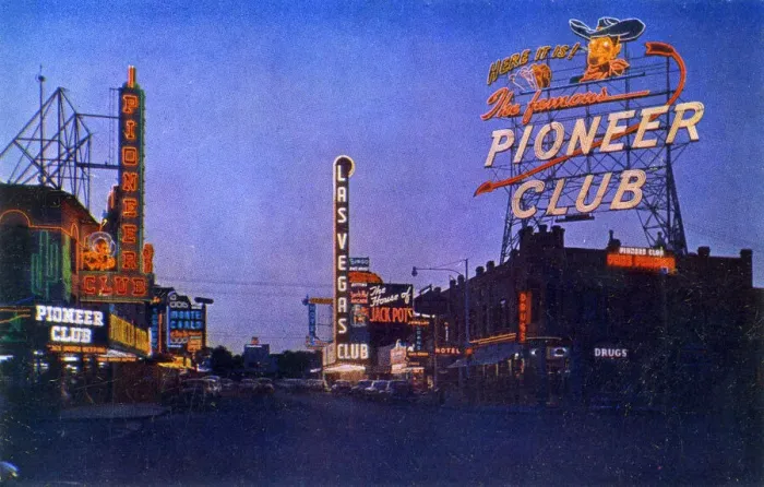 Framed Print : Pioneer Club, Las Vegas, Nevada, USA Framed Print : Pioneer Club, Las Vegas, Nevada, USA