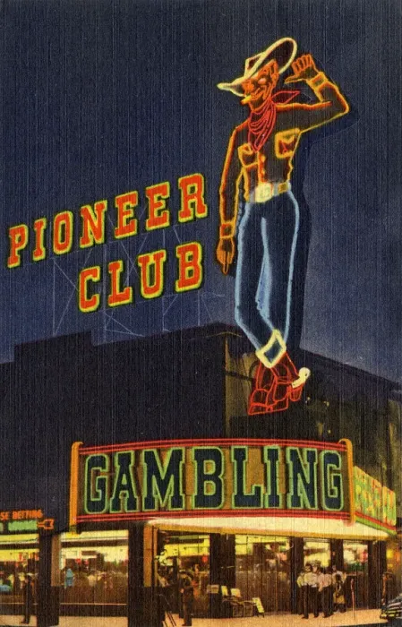 Framed Print : Pioneer Club, Las Vegas, Nevada, USA Framed Print : Pioneer Club, Las Vegas, Nevada, USA