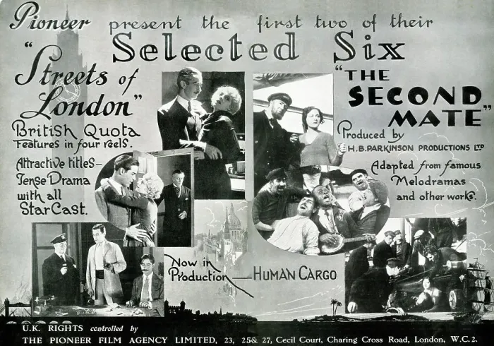 Framed Print : Two Pioneer films, Streets of London, and The Second Mate Framed Print : Two Pioneer films, Streets of London, and The Second Mate