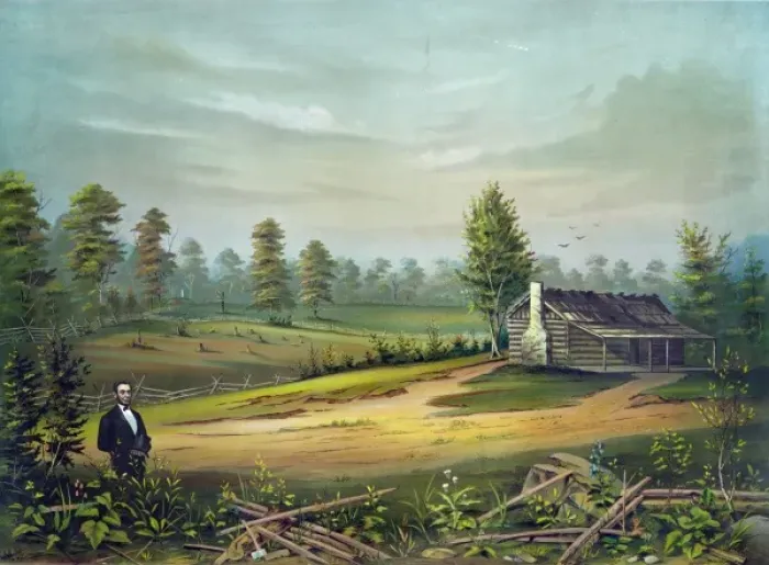 Framed Print : Pioneer home of Abraham Lincoln Framed Print : Pioneer home of Abraham Lincoln