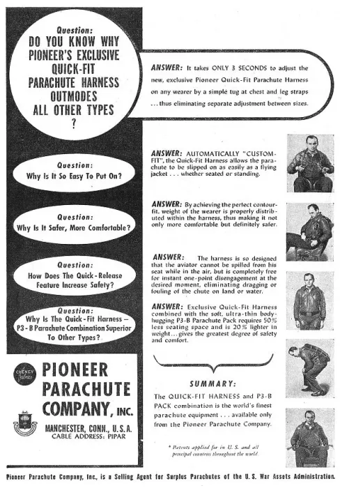 Framed Print : Pioneer Parachutes Framed Print : Pioneer Parachutes
