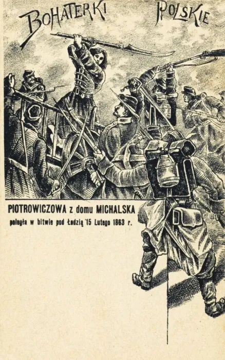 Framed Print : Piotrowiezowa, a heroine of the January Insurrection at Lodz Framed Print : Piotrowiezowa, a heroine of the January Insurrection at Lodz